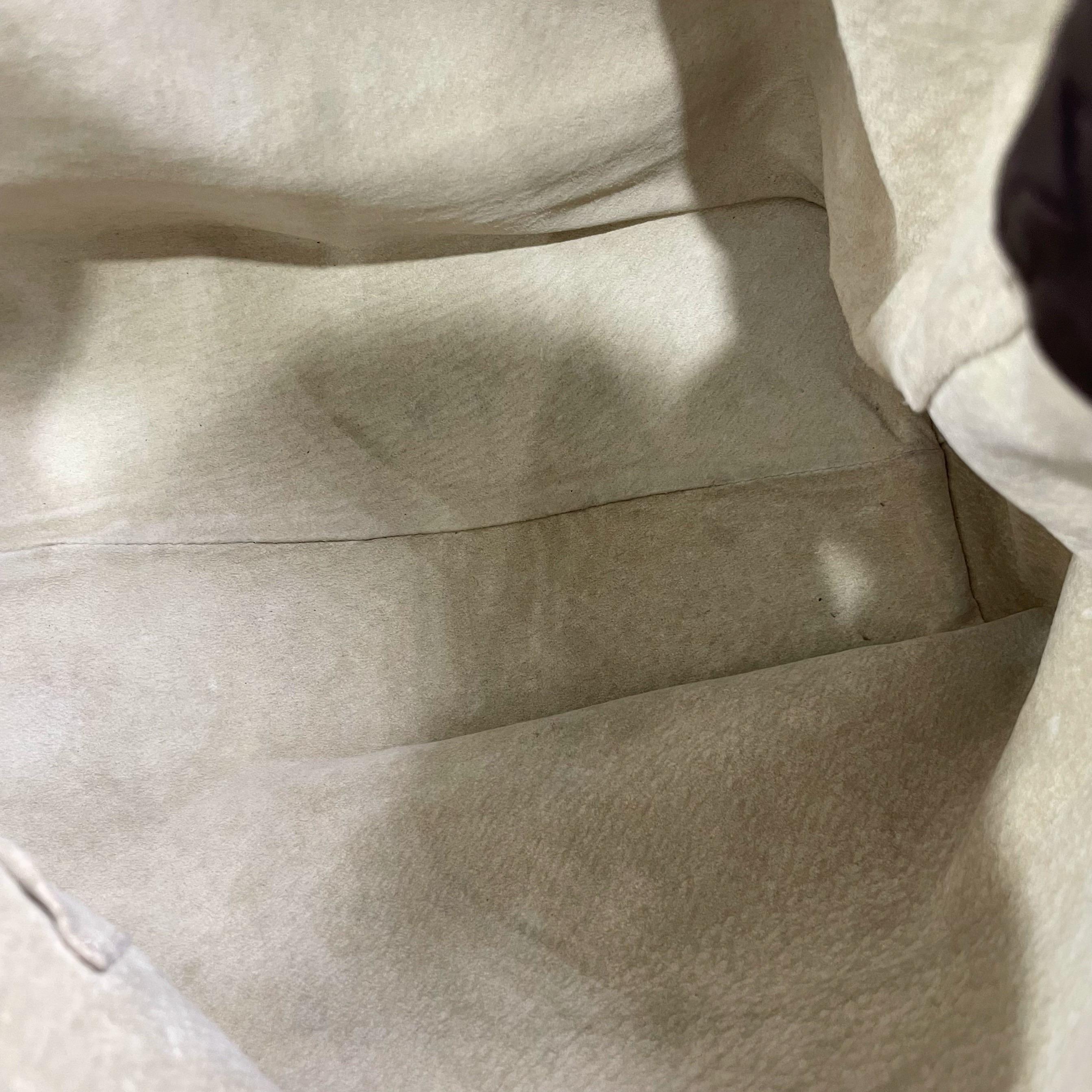 Bottega Veneta Garda Dunkelbraun Intrecciato Nappa Leder Groß 33cm im Angebot 11