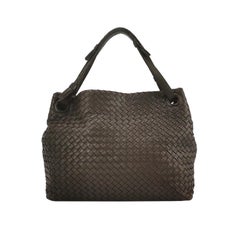 Bottega Veneta Garda Marrone Scuro Intrecciato Nappa Grande 33cm