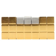 Bottega Veneta Geometric Box Minaudiere Brass Long