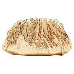 Bottega Veneta - Borsa Extra Mini in pelle con lamina d'oro