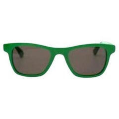 Bottega Veneta Green acetate Classic sunglasses