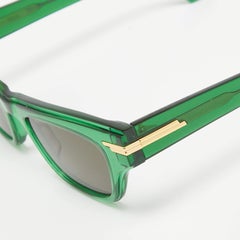 Bottega Veneta Green/Black BV1122S Wayfarer Sunglasses