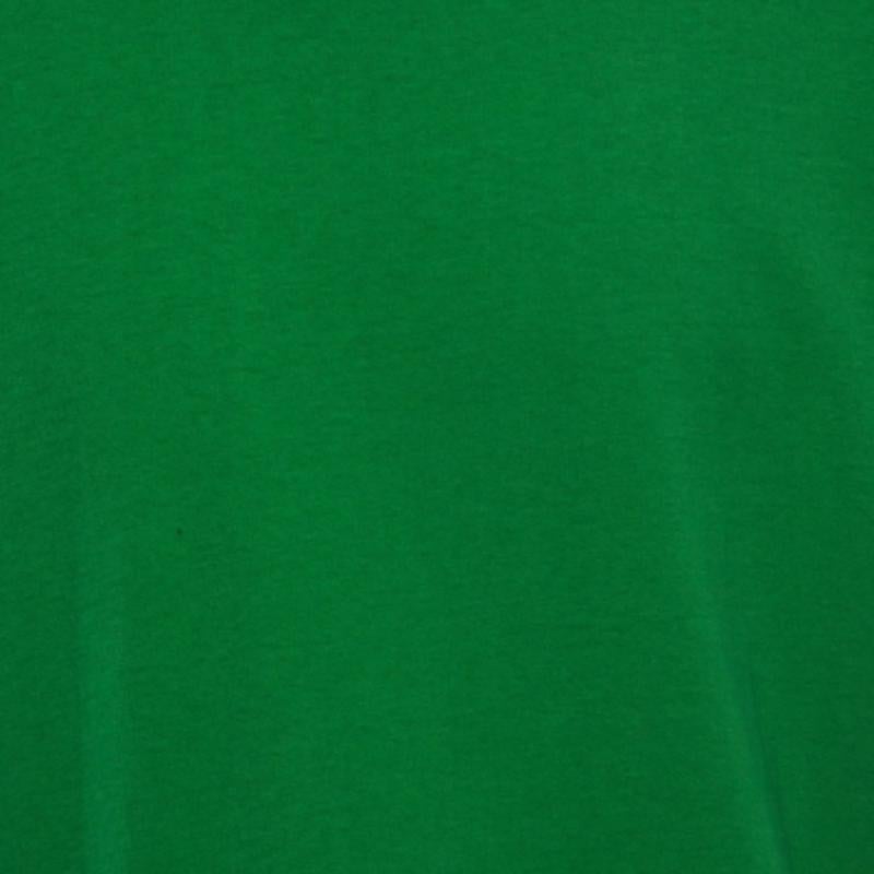 Verde Bottega Veneta Greene & Greene Cotone Doppio Strato Maglietta a Collo Rotondo M. T. I.