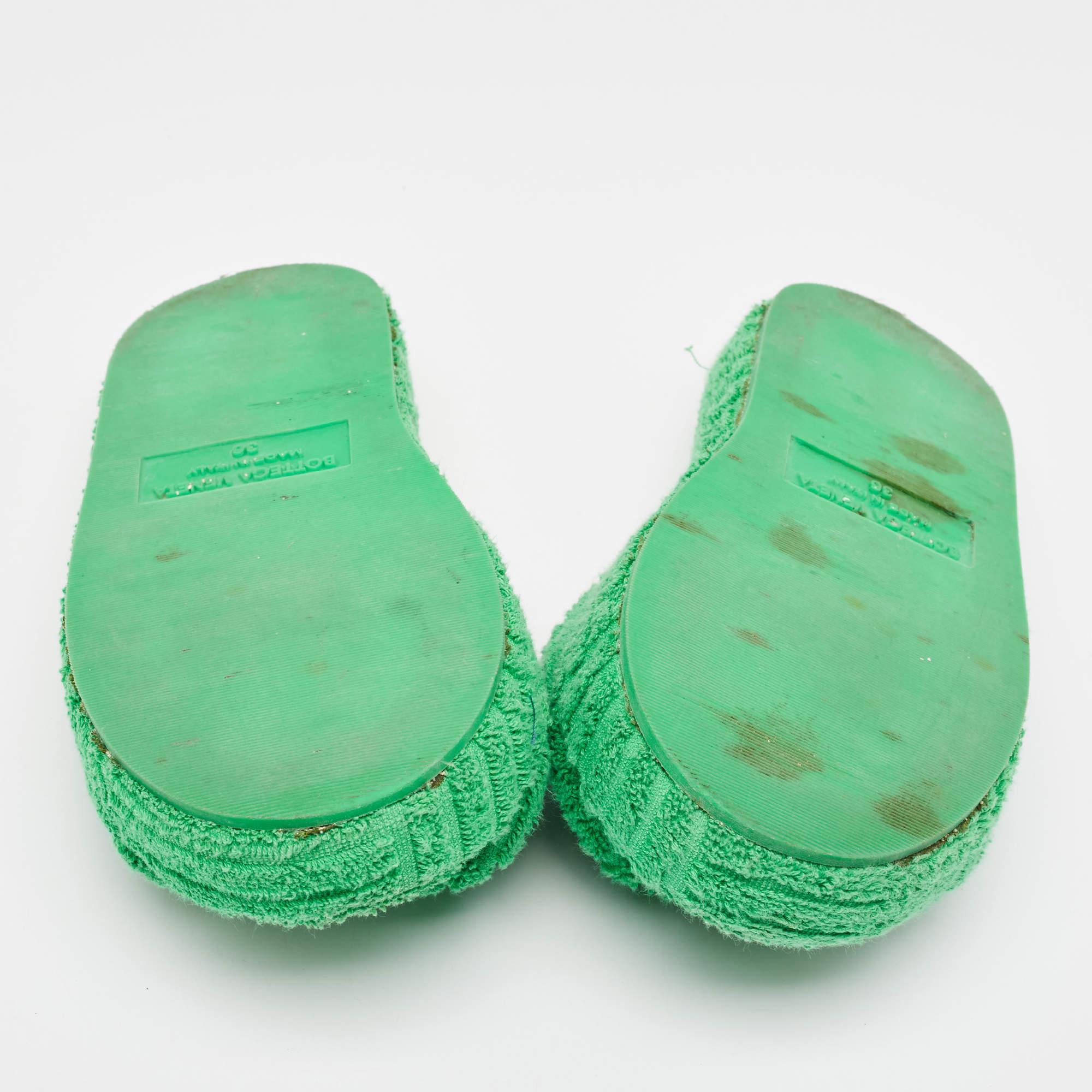 Bottega Veneta Greene & Greene Sponge Platform Slides Taglia 36 in vendita 1