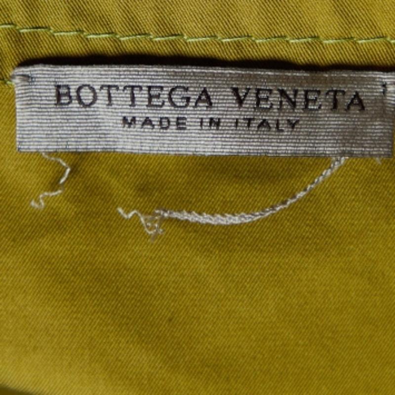 Donna Bottega Veneta Top senza maniche in cotone verde S in vendita