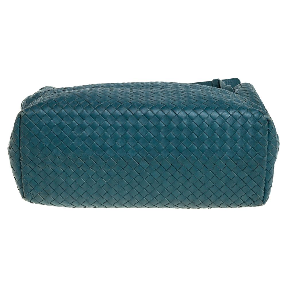 Bottega Veneta Green Intrecciato Leather Garda Tote 5