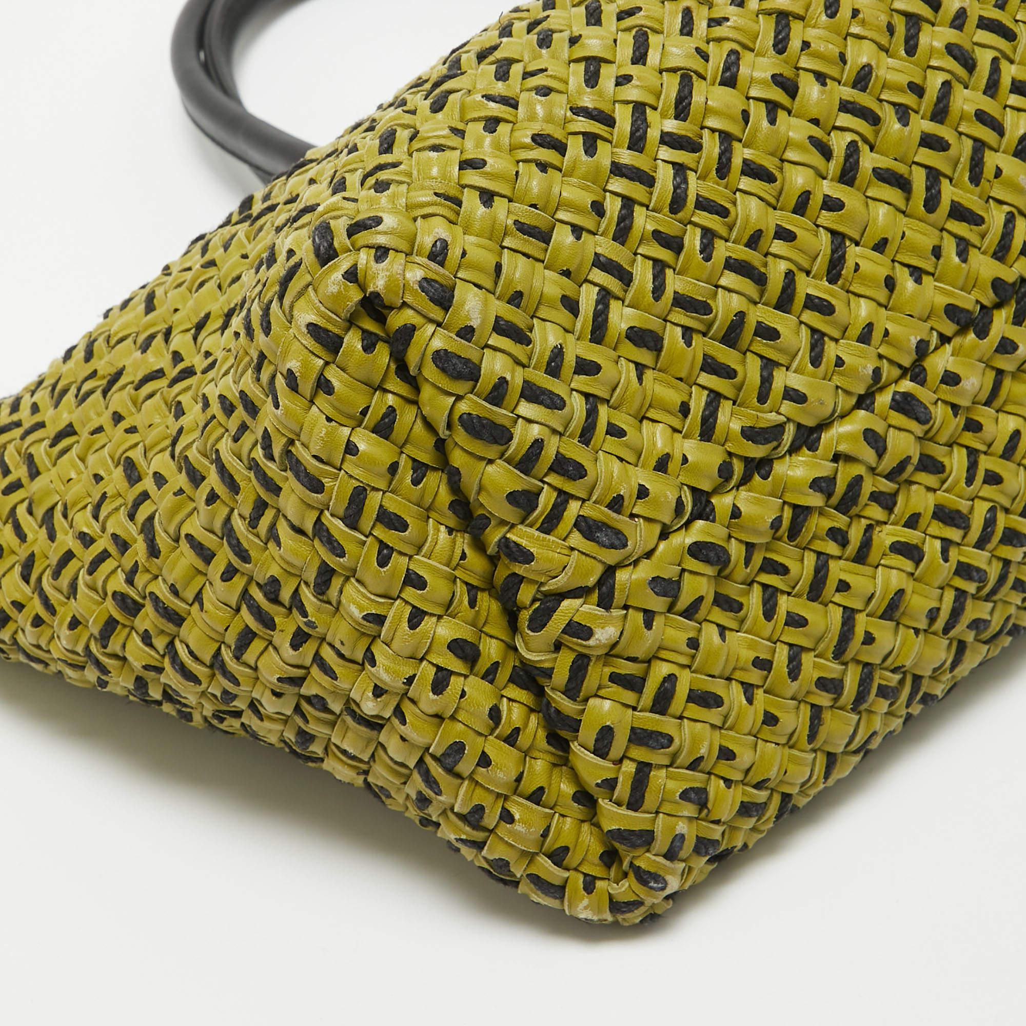 Bottega Veneta Green Intrecciato Leather Limited Edition 302/750 Cabat Tote 4