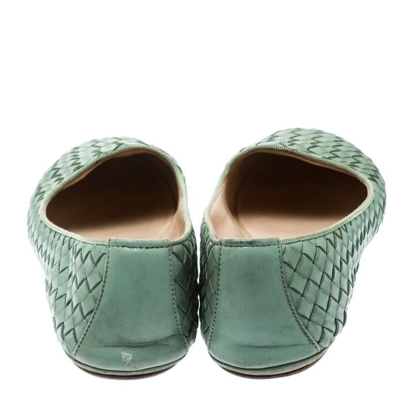 bottega green slippers