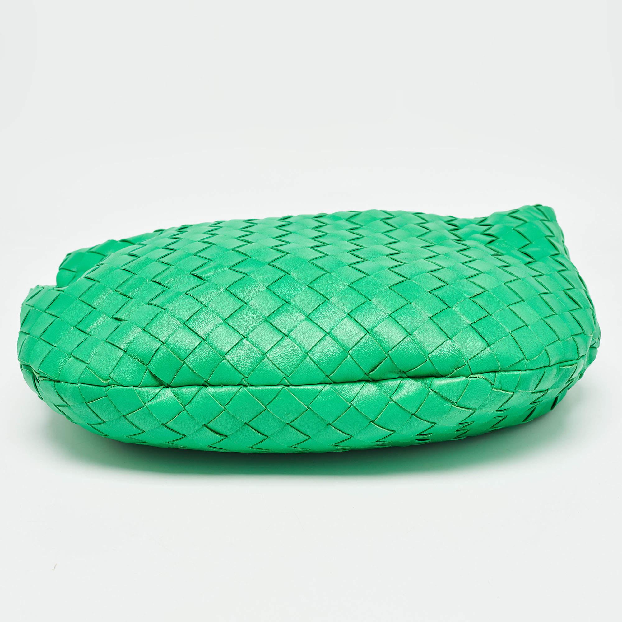 Bottega Veneta Greene & Greene Intrecciato in pelle Teen Jodie Hobo in vendita 2