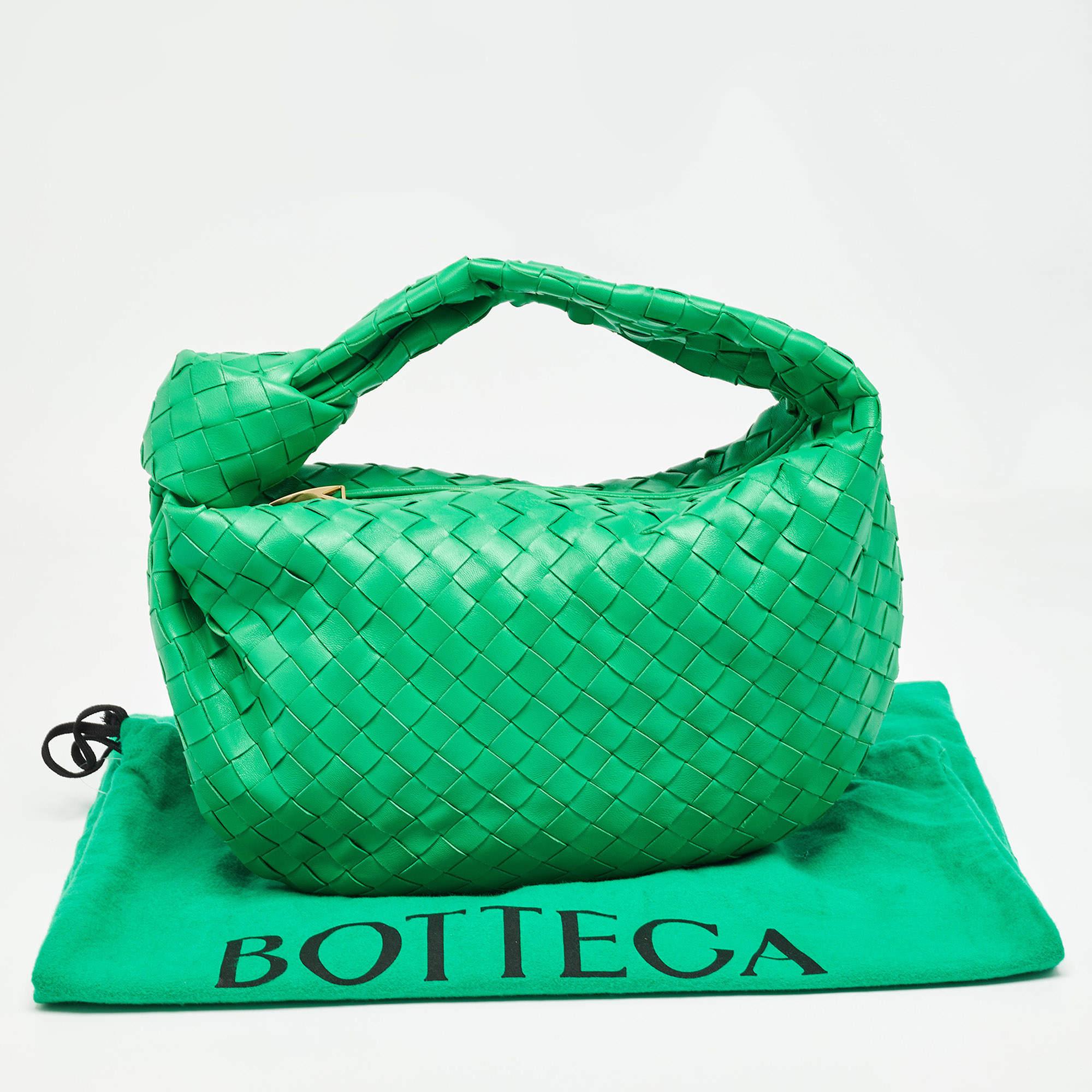 Bottega Veneta Greene & Greene Intrecciato in pelle Teen Jodie Hobo in vendita 4