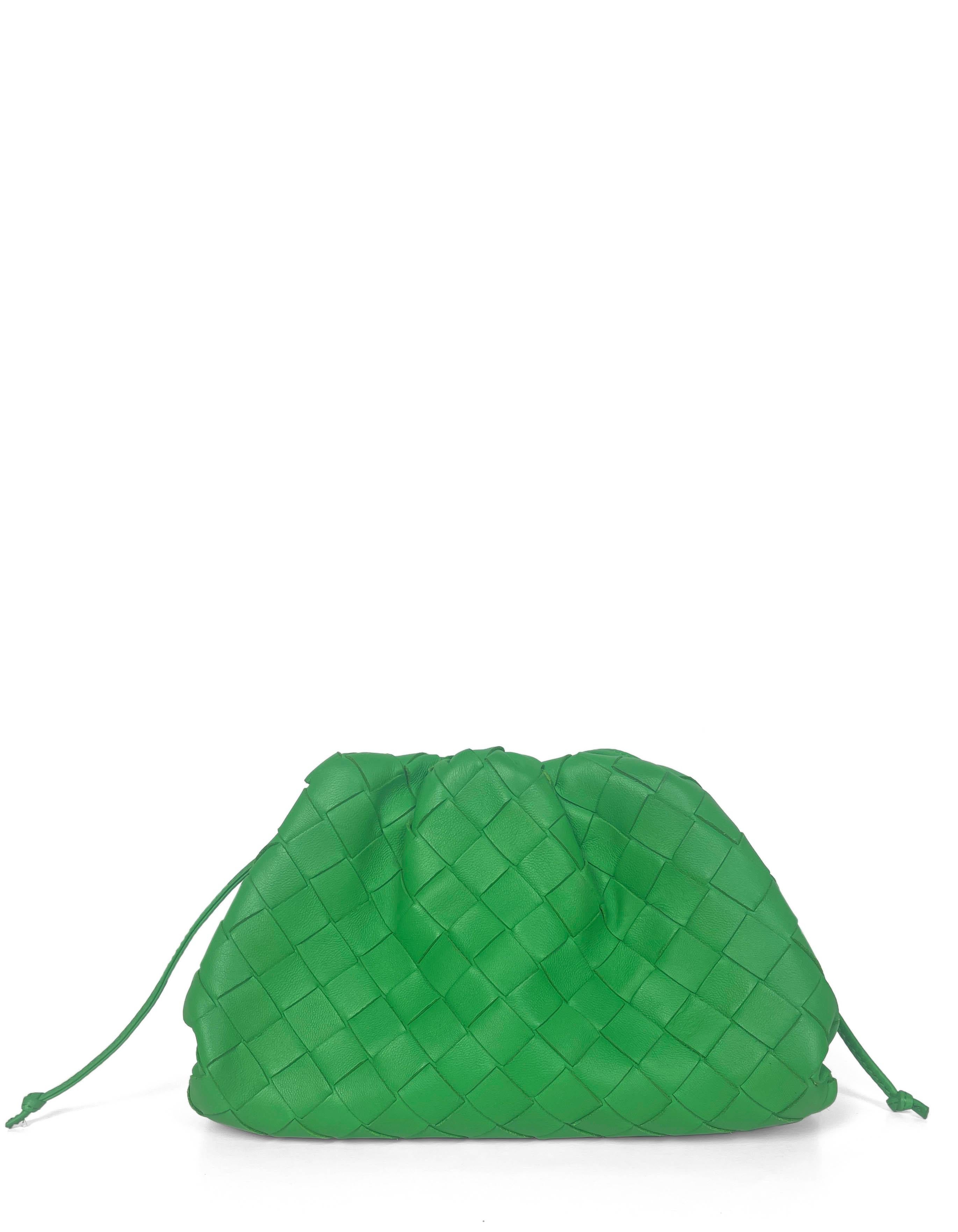 bottega mini pouch green