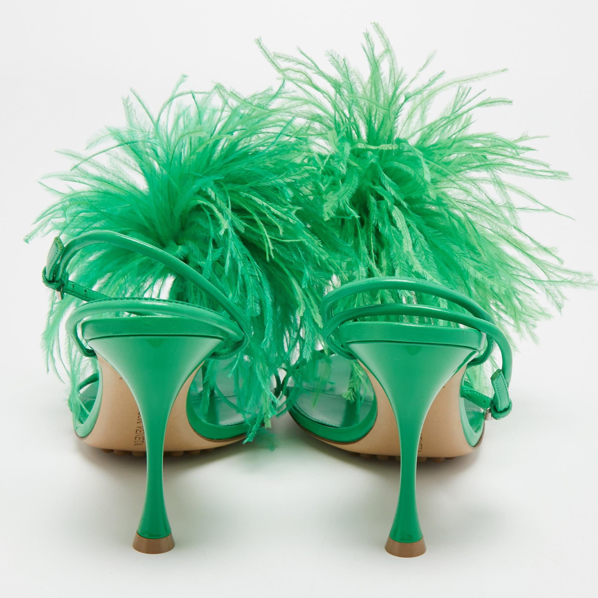 bottega fur heels
