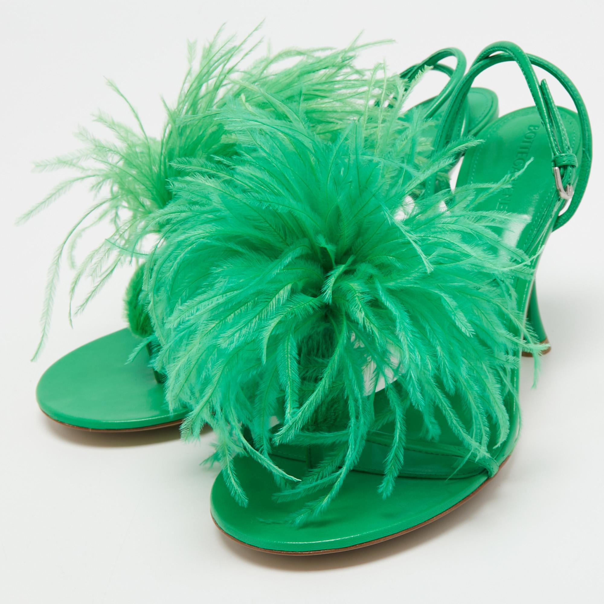 bottega veneta feather heels