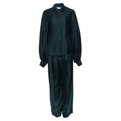 Bottega Veneta, green PJ suit