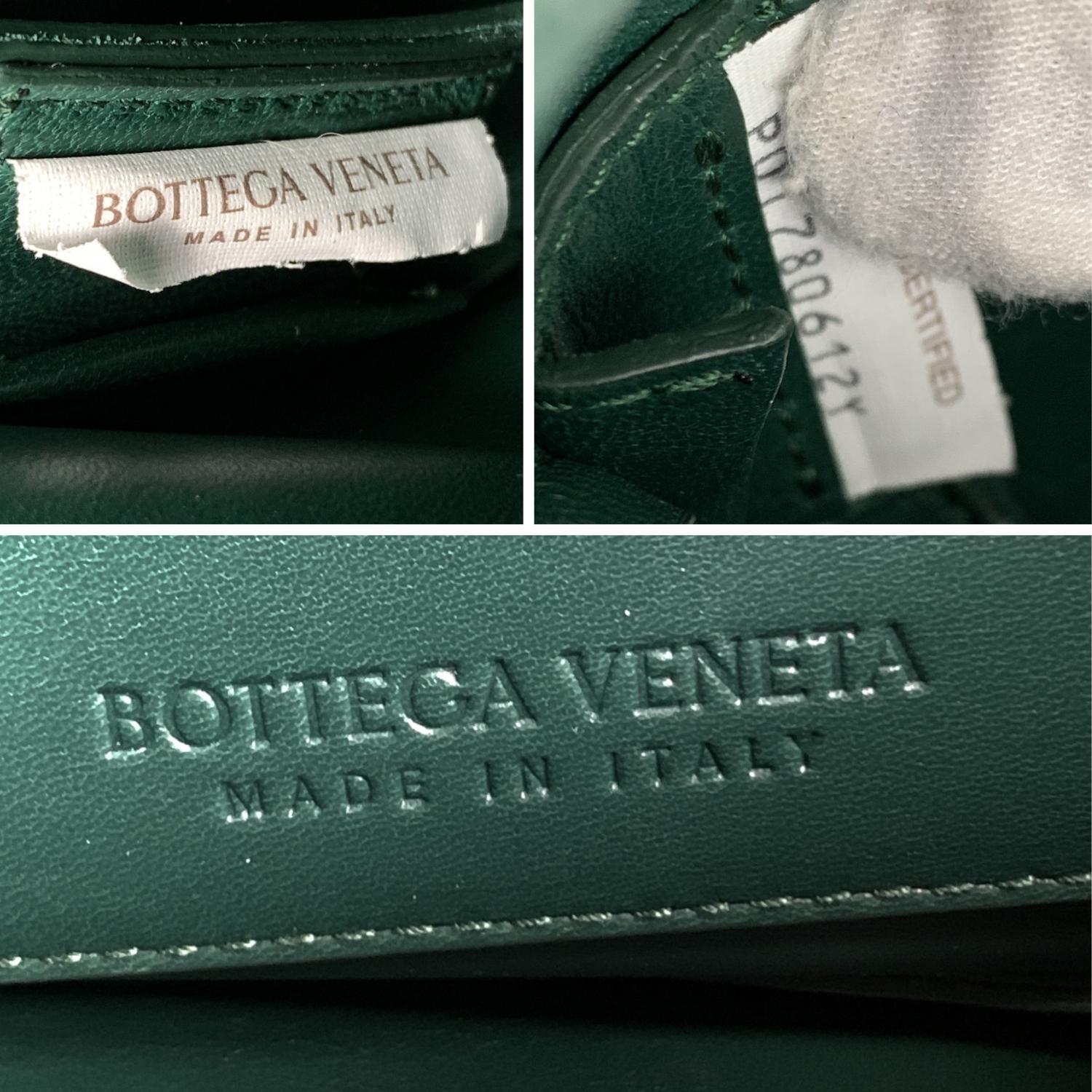 Bottega Veneta Green Suede Mount Medium Envelope Shoulder Bag 1