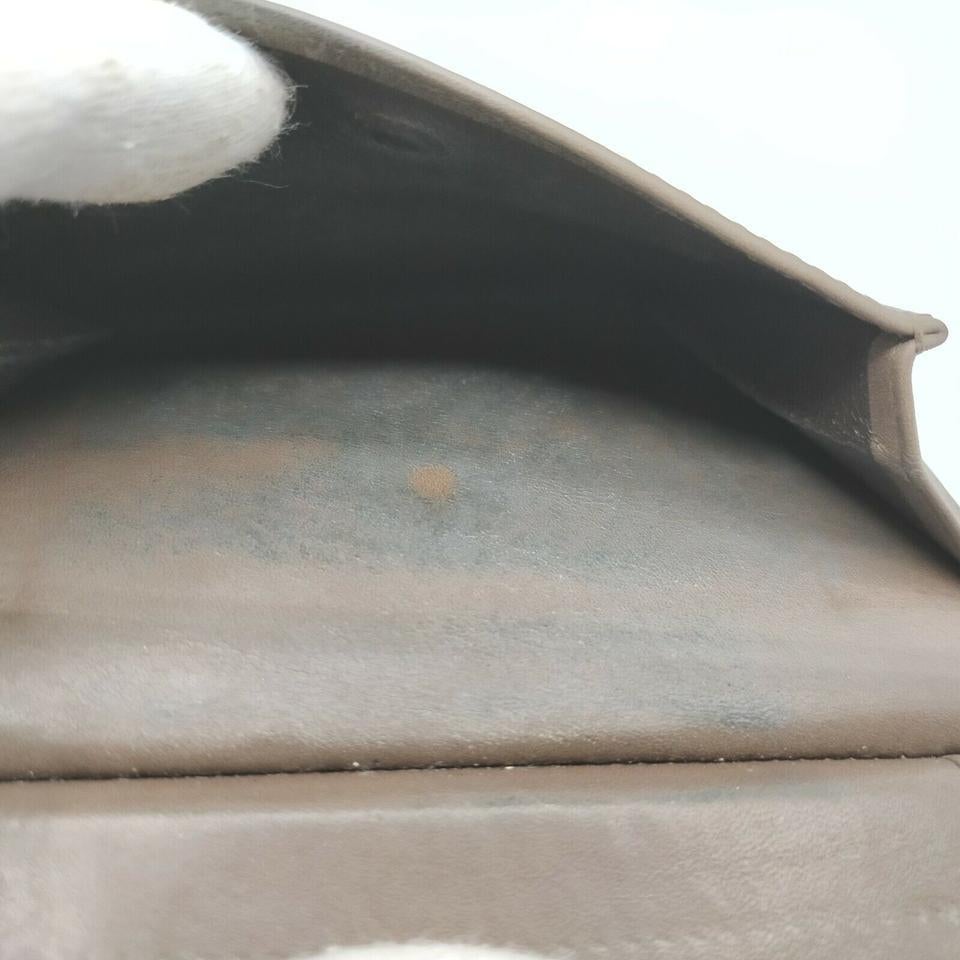 Bottega Veneta Grey-Brown Intrecciato Woven Leather Bifold Wallet 861755 2