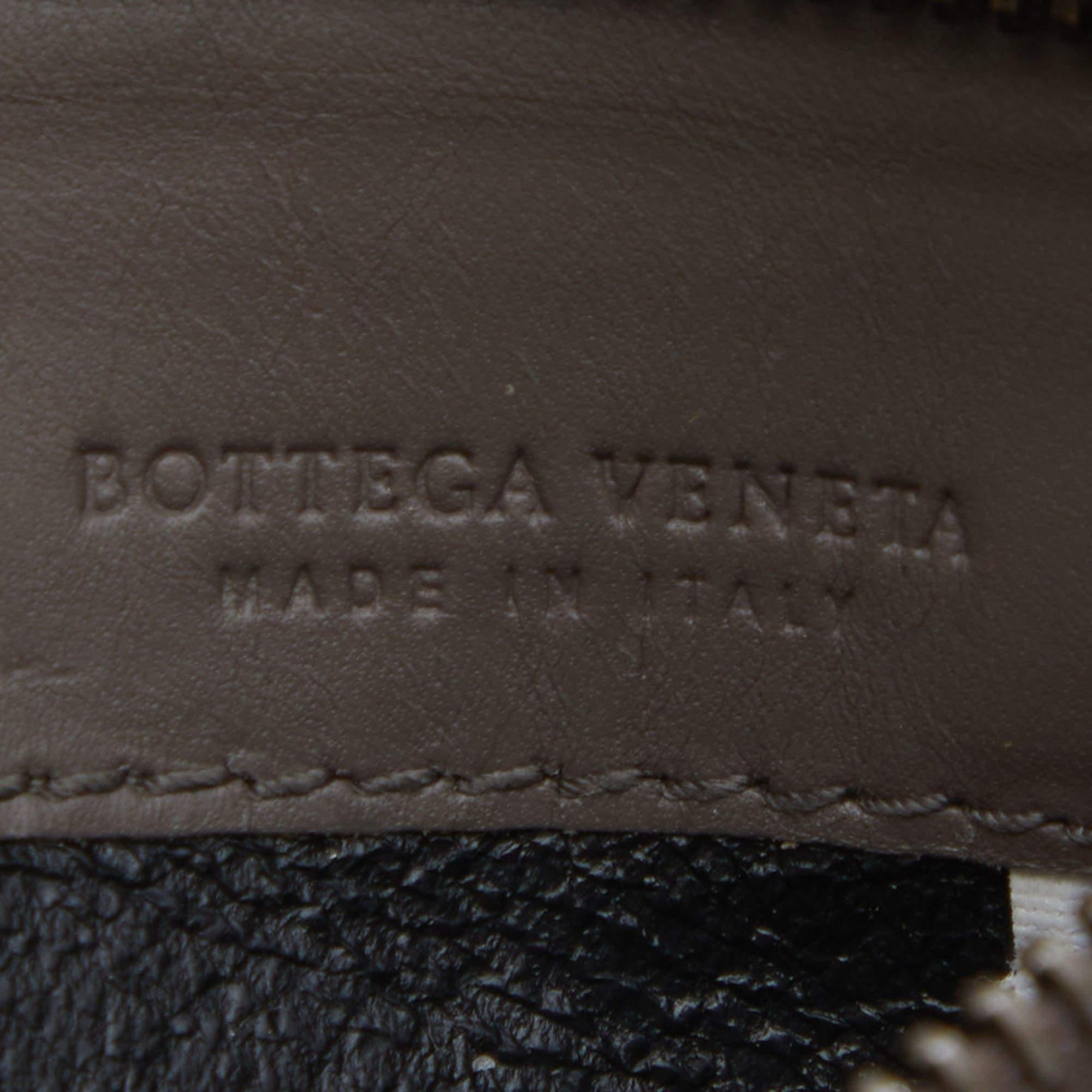 Bottega Veneta Grey Intrecciato Leather Card Holder 2