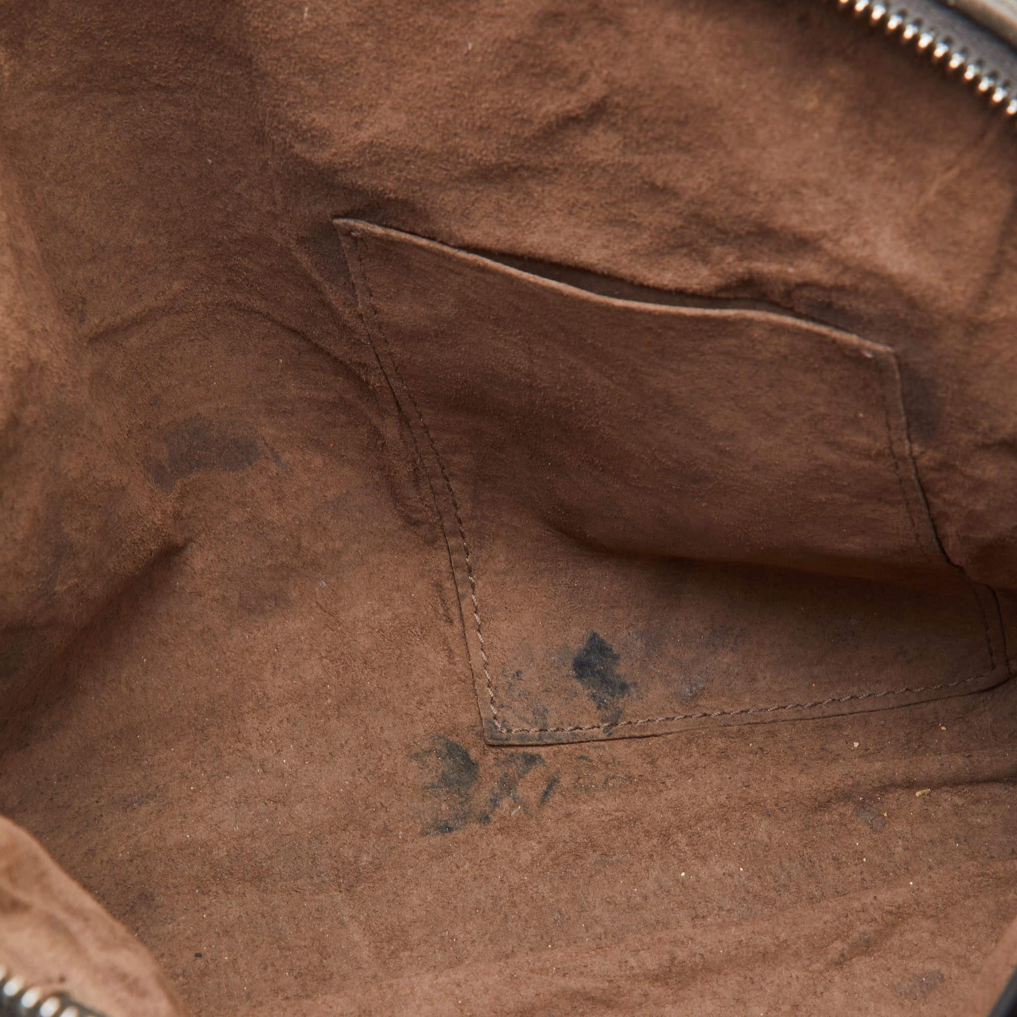 Bottega Veneta Grey Intrecciato Leather Nodini Crossbody Bag 7