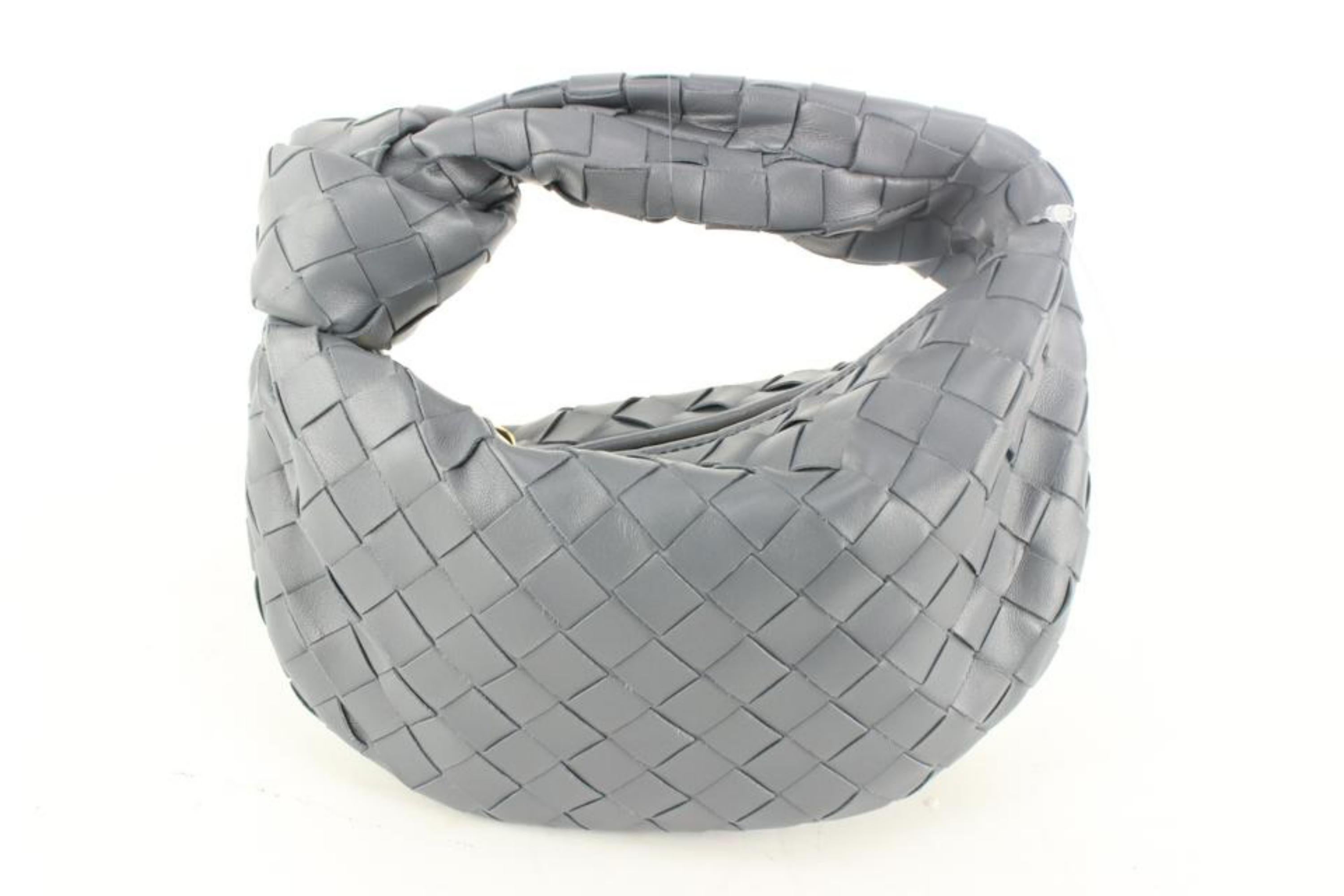 Bottega Veneta Grey Mini Jodie Hobo 45bv62s 4