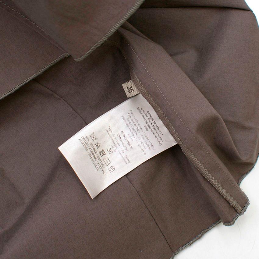 Bottega Veneta Grey Pleated Maxi Skirt US 00 For Sale 1