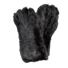 Bottega Veneta, grey shearling gloves