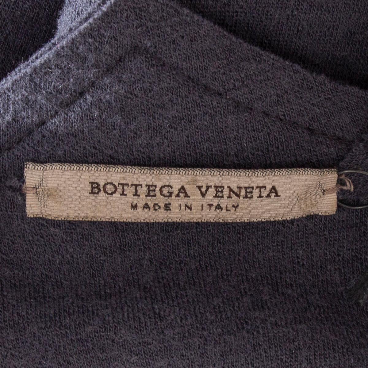 BOTTEGA VENETA grey wool SLEEVELESS PATCHWORK SHEATH Dress 44 L For Sale 1