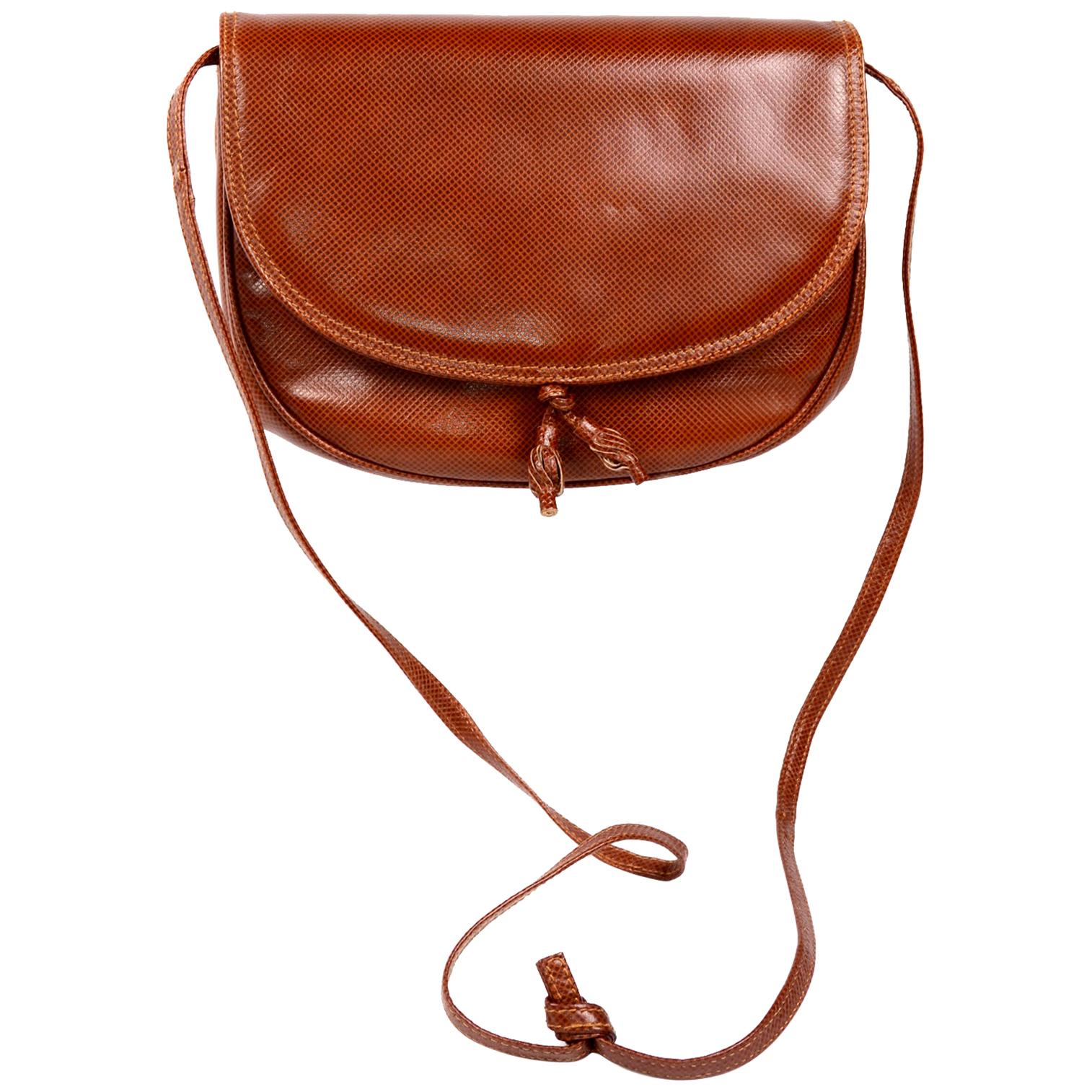 Bottega Veneta Handbag Vintage Leather Cross Body Shoulder Flap Bag