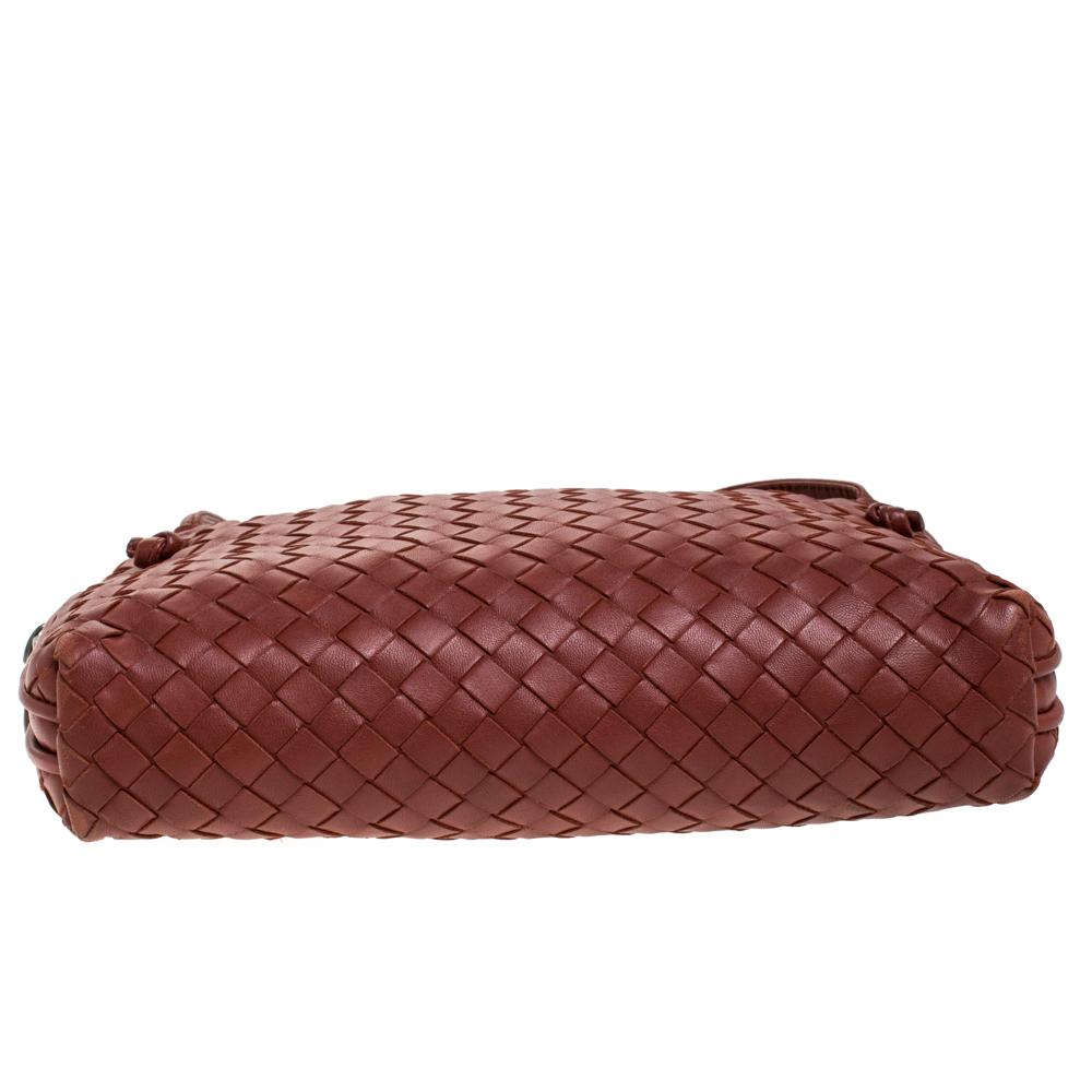 Women's Bottega Veneta Hazel Nut Intrecciato Leather Nodini Crossbody Bag
