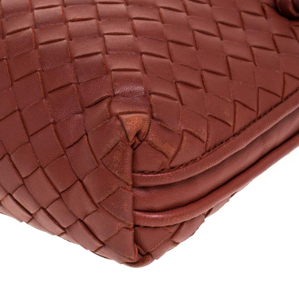 Bottega Veneta Hazel Nut Intrecciato Leather Nodini Crossbody Bag 2