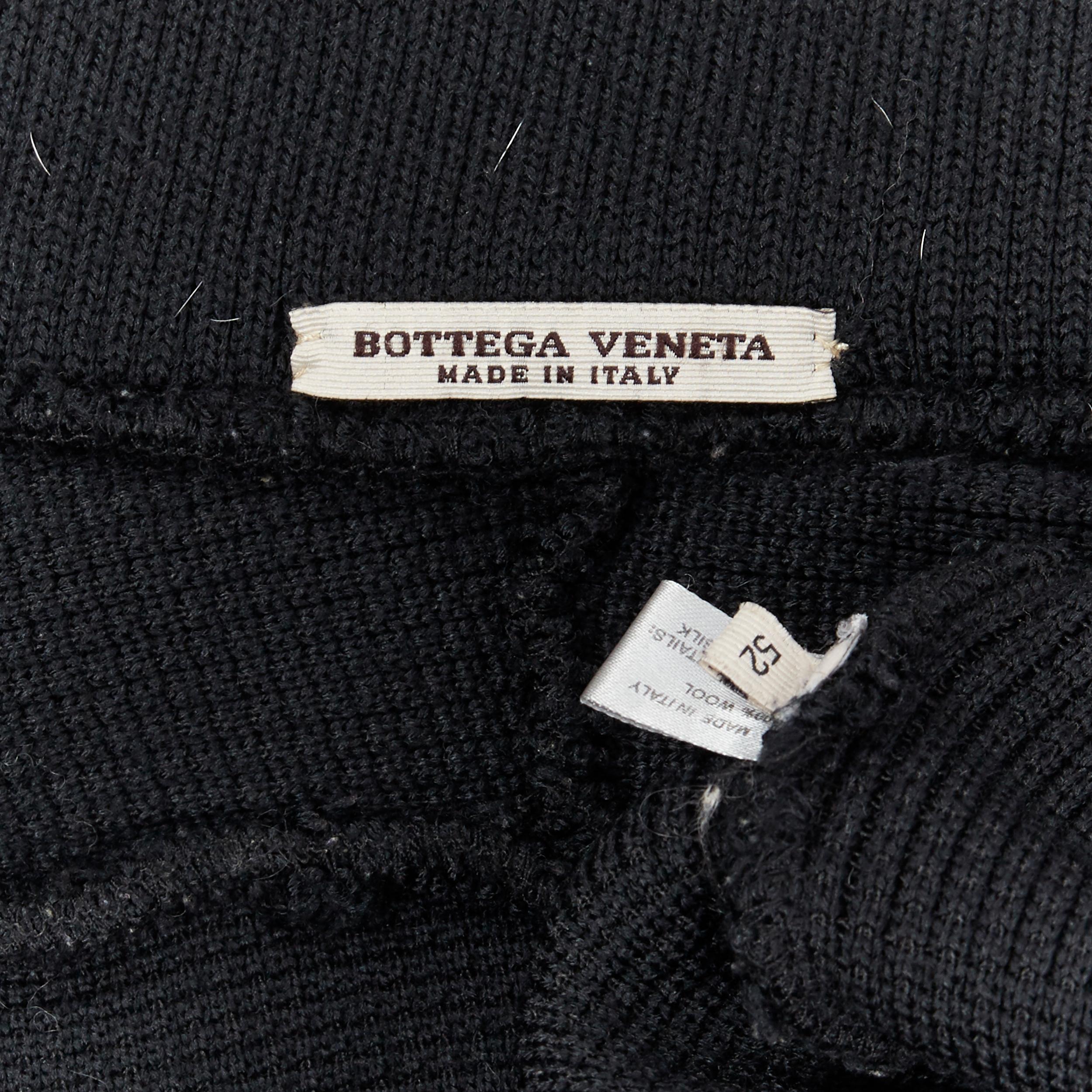 BOTTEGA VENETA heavy knit wool butterfly embroidered oversized cardigan EU52 XL For Sale 4