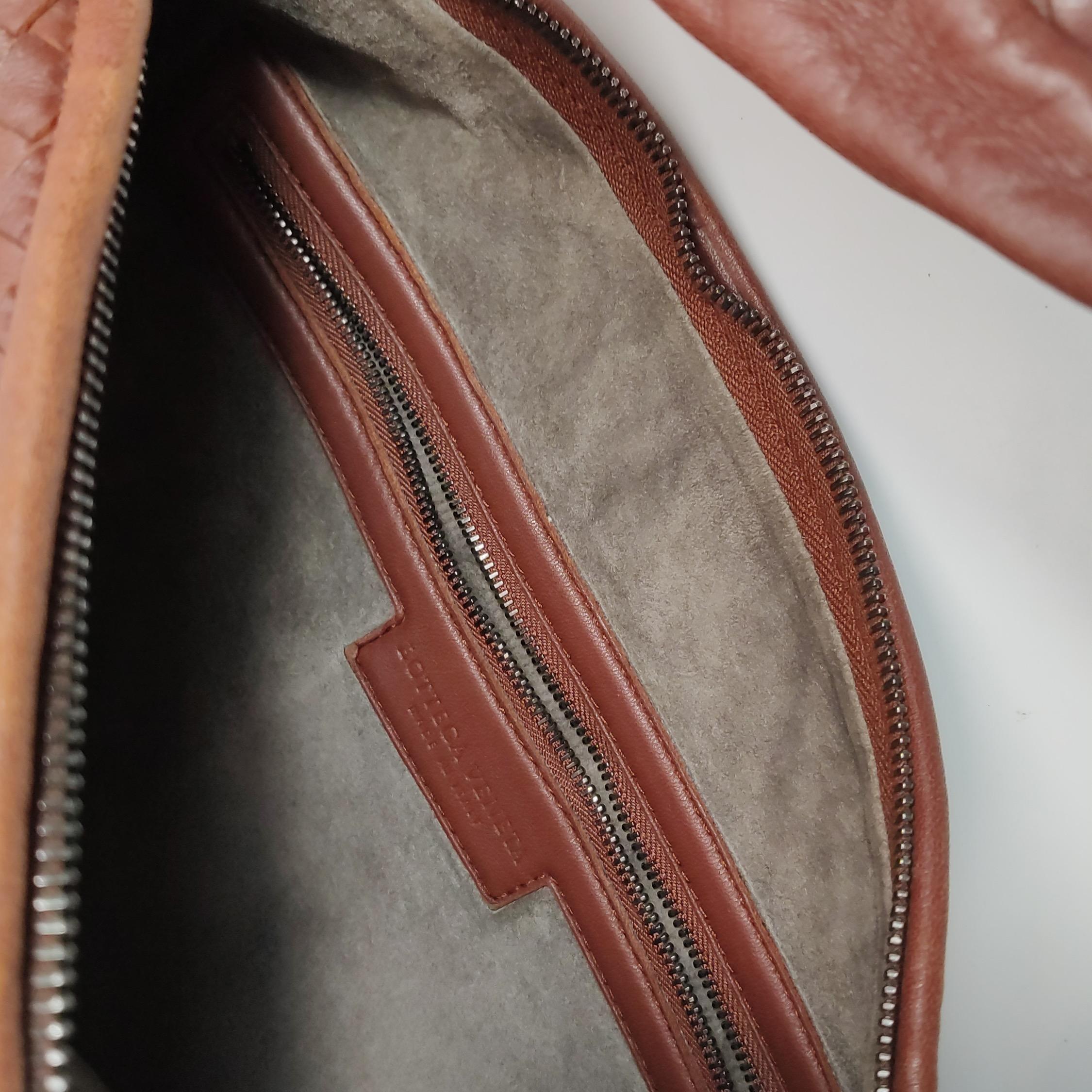 Bottega Veneta Hobo Bag Lambskin leather Brick Red 47cm 6