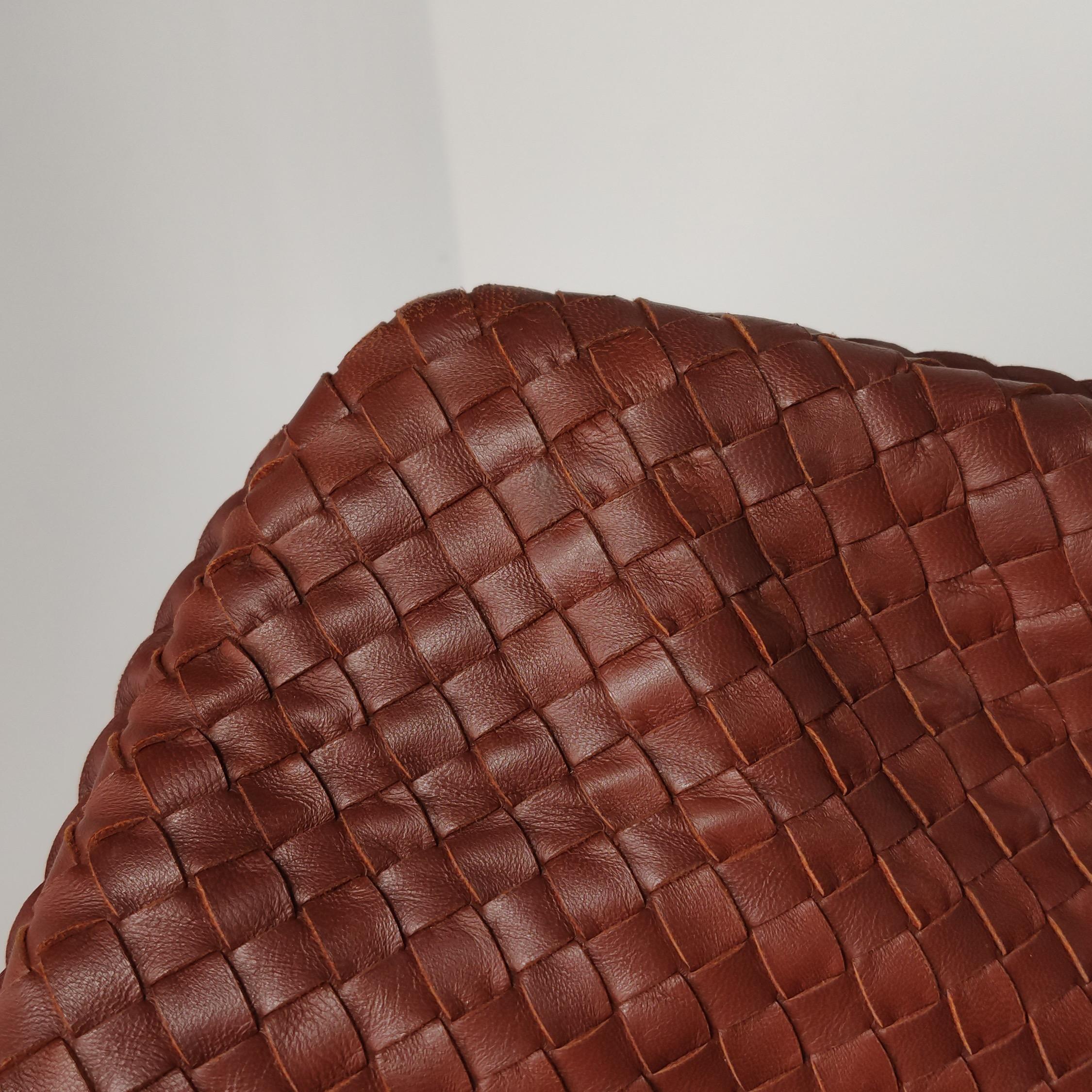 Bottega Veneta Hobo Bag Lambskin leather Brick Red 47cm 8