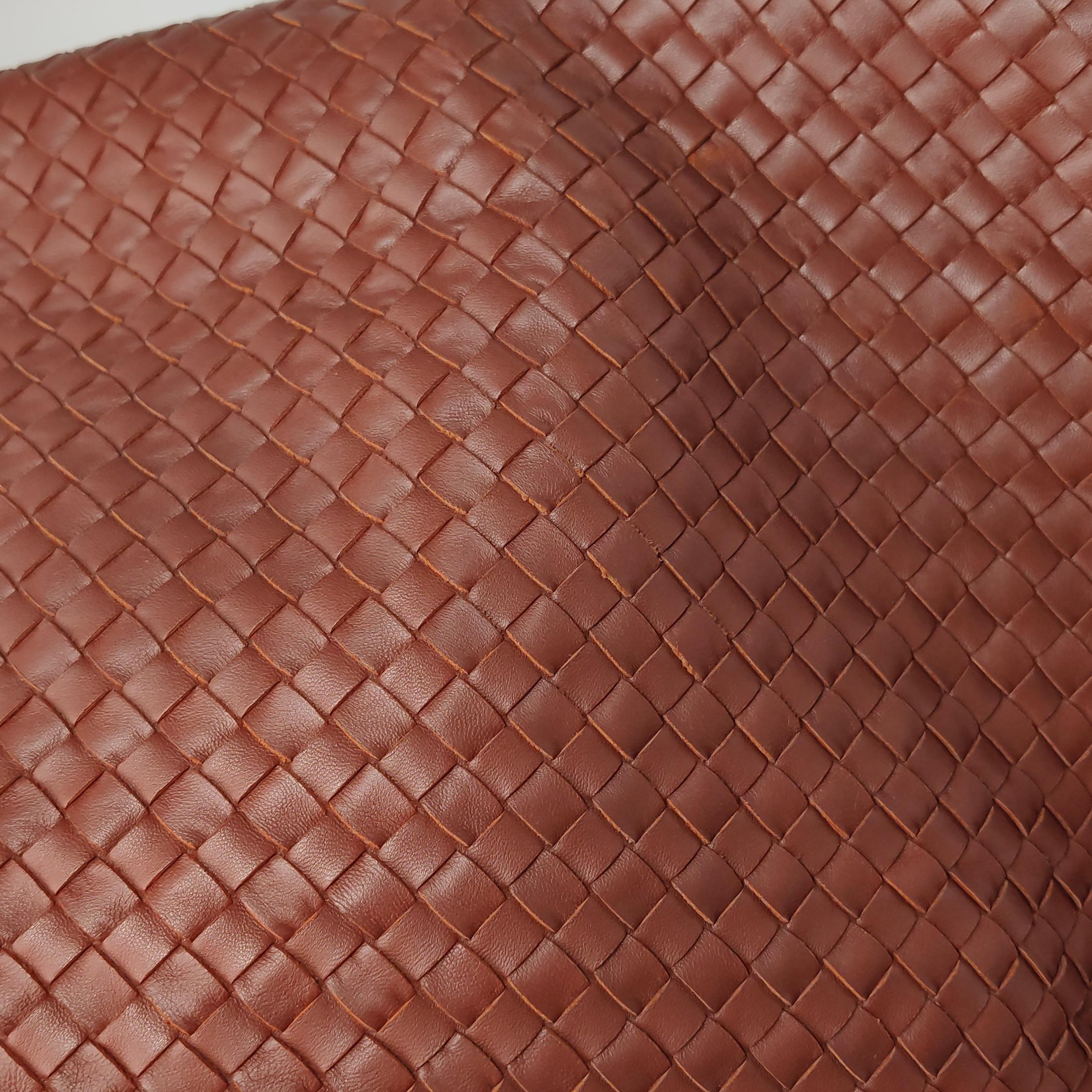 Bottega Veneta Hobo Bag Lambskin leather Brick Red 47cm 10