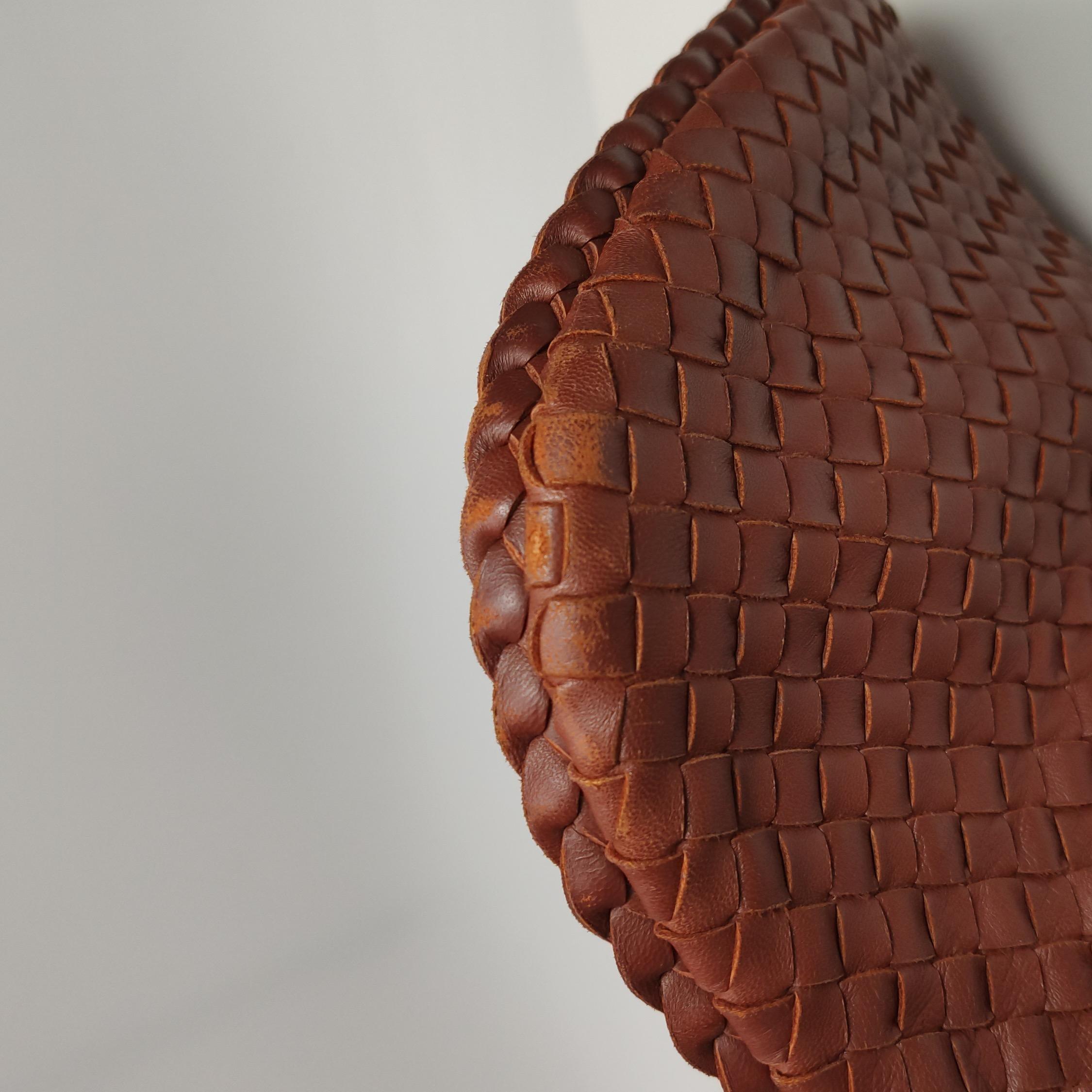 Bottega Veneta Hobo Bag Lambskin leather Brick Red 47cm 13