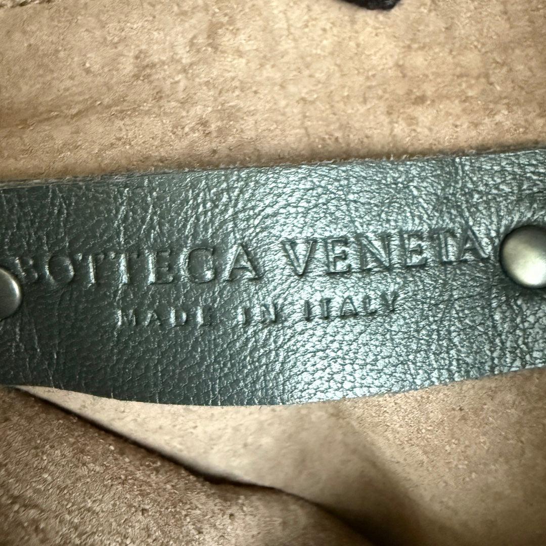 Bottega Veneta Bolso Hobo Piel de cordero Gris Oscuro Grande 47cm 11