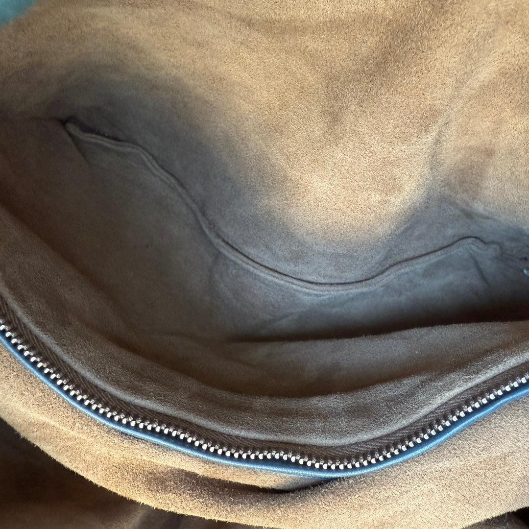 Bottega Veneta Hobo Bag Lambskin leather Dark Navy Medium 47cm 12