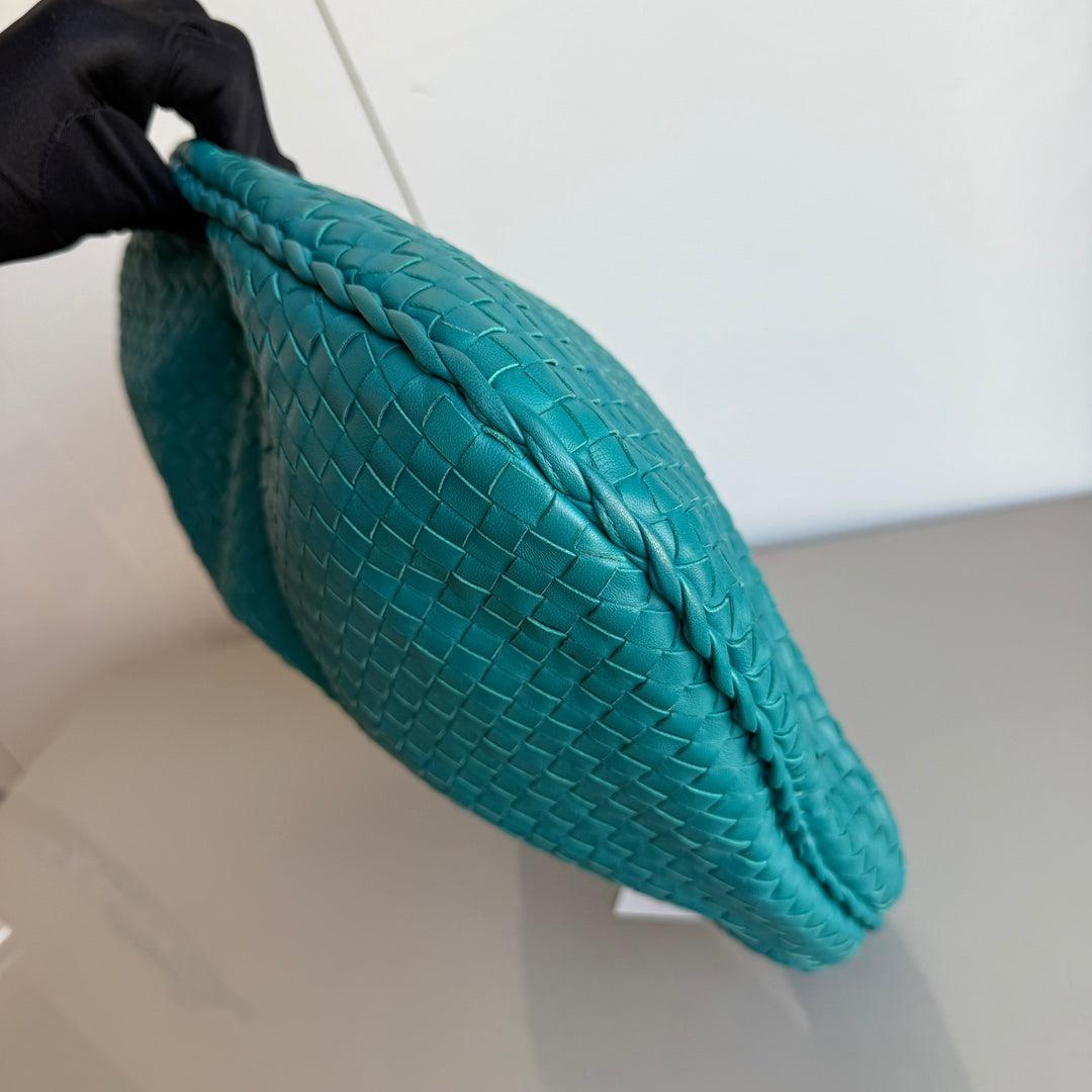 Bottega Veneta Hobo Bag Lambskin leather Green 47cm For Sale 4
