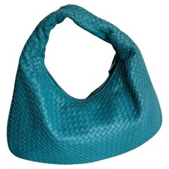Bottega Veneta Hobo Bag Lambskin leather Green 47cm