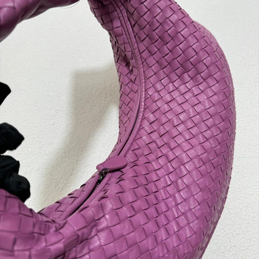 Bottega Veneta Hobo Bag Lambskin leather Lavender Purple Handle Medium 47cm 7