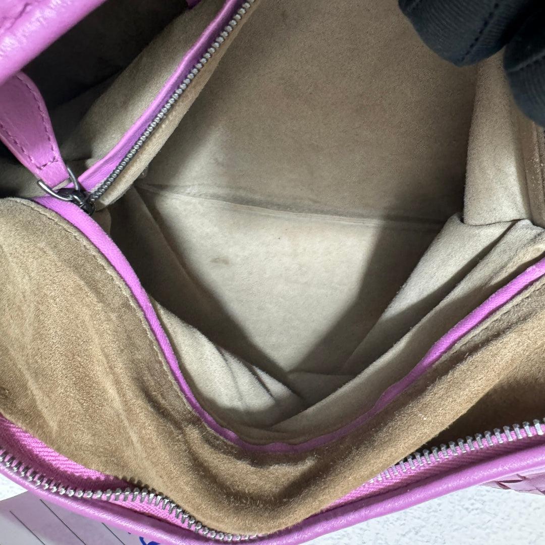 Bottega Veneta Hobo Bag Lambskin leather Lavender Purple Handle Medium 47cm 11