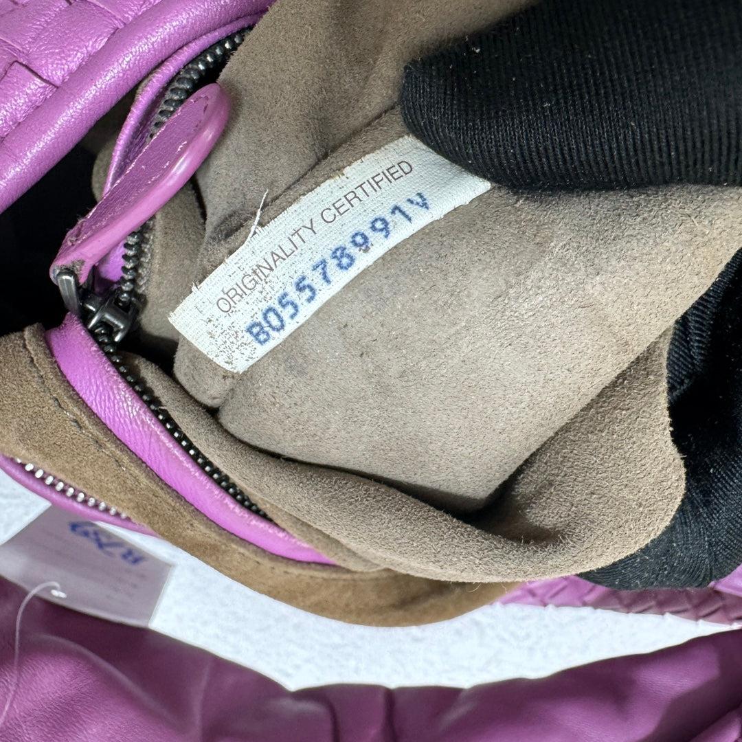 Bottega Veneta Hobo Bag Lambskin leather Lavender Purple Handle Medium 47cm 13