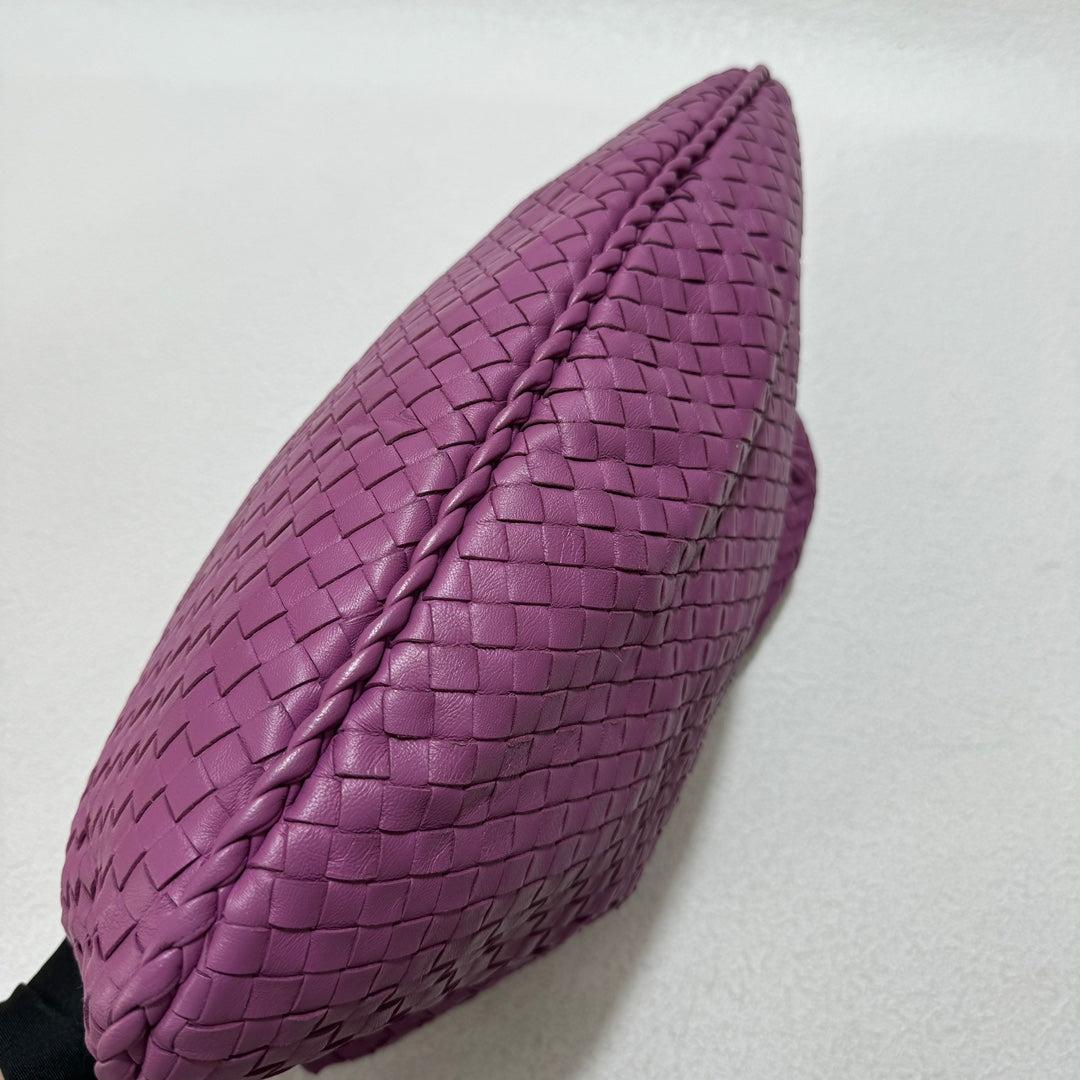 Bottega Veneta Hobo Bag Lambskin leather Lavender Purple Handle Medium 47cm 2