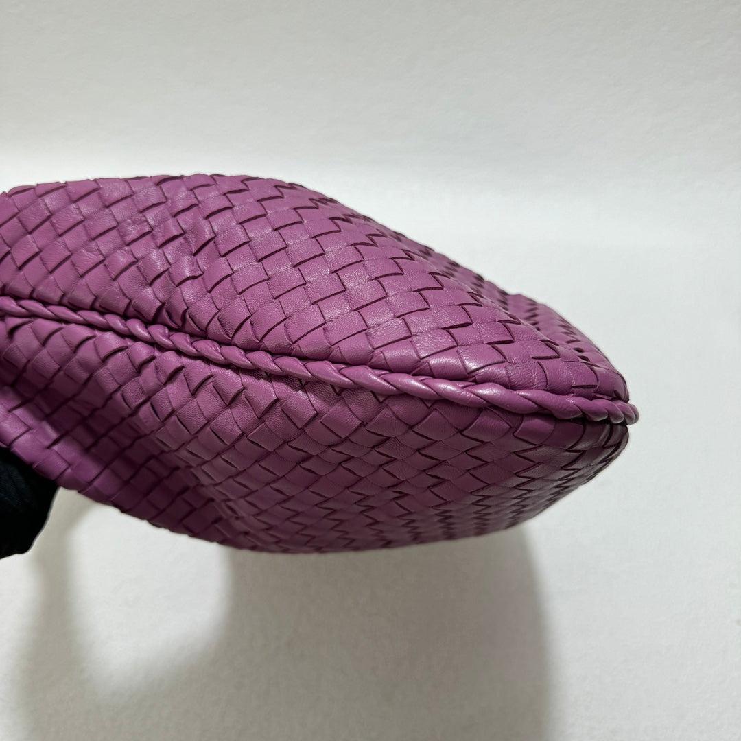 Bottega Veneta Hobo Bag Lambskin leather Lavender Purple Handle Medium 47cm 3