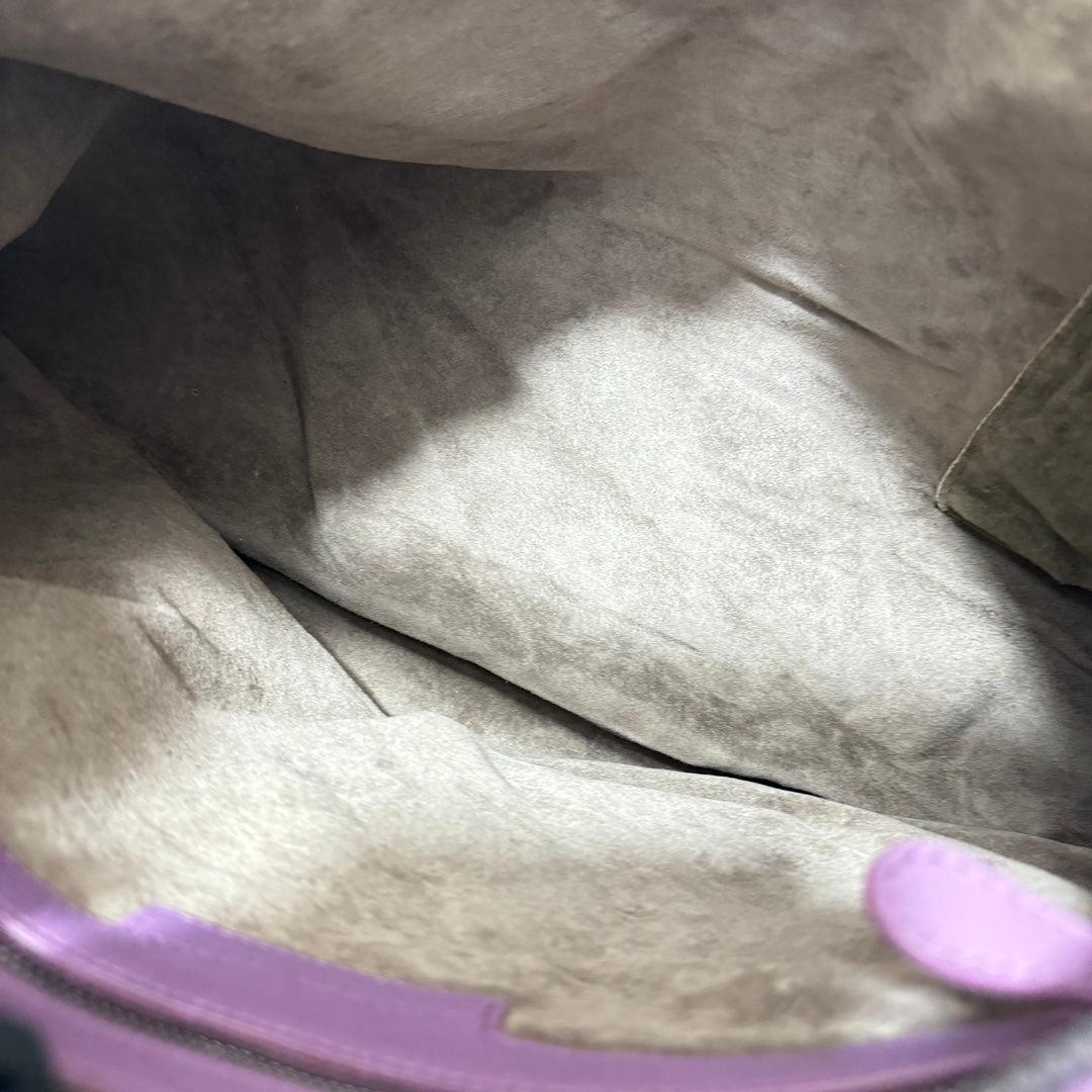 Bottega Veneta Hobo Bag Lambskin leather Lilac Lavender Purple Medium 47cm 10