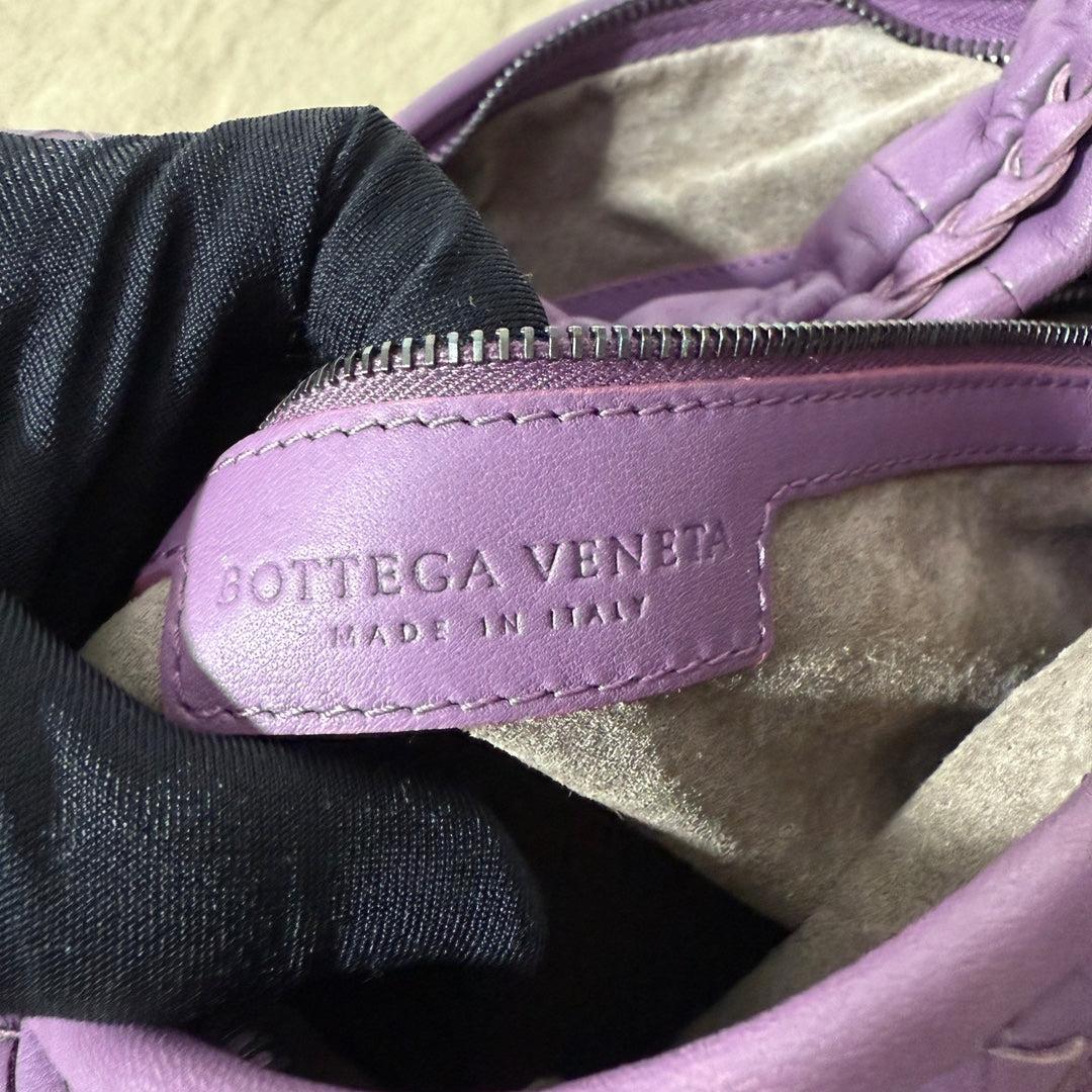Bottega Veneta Hobo Bag Lambskin leather Lilac Lavender Purple Medium 47cm 13