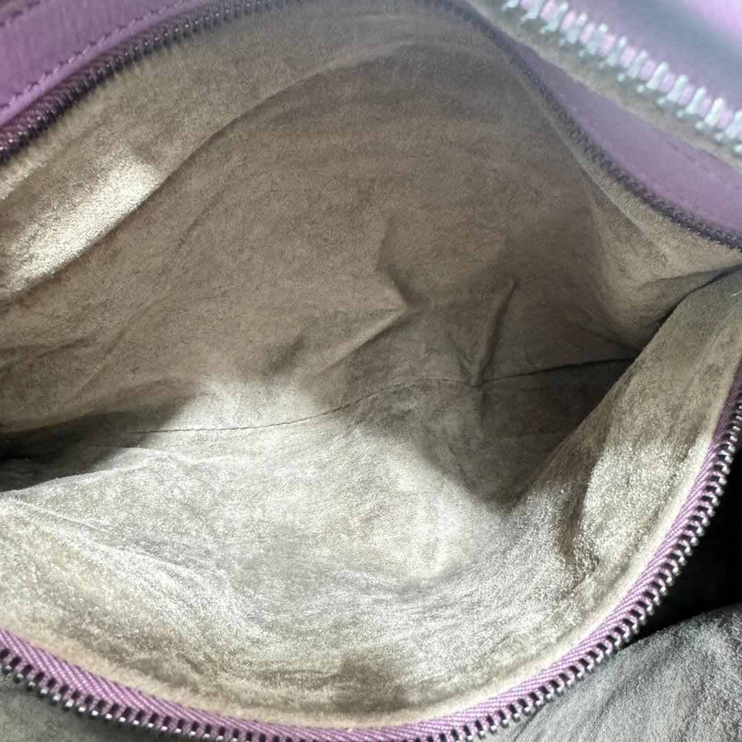 Bottega Veneta Hobo Bag Lambskin leather Lilac Lavender Purple Medium 47cm 14