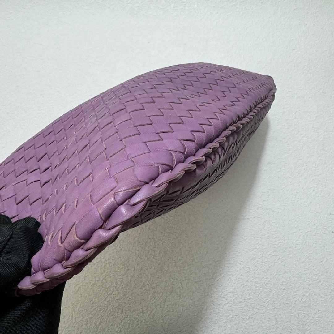 Bottega Veneta Hobo Bag Lambskin leather Lilac Lavender Purple Medium 47cm 1