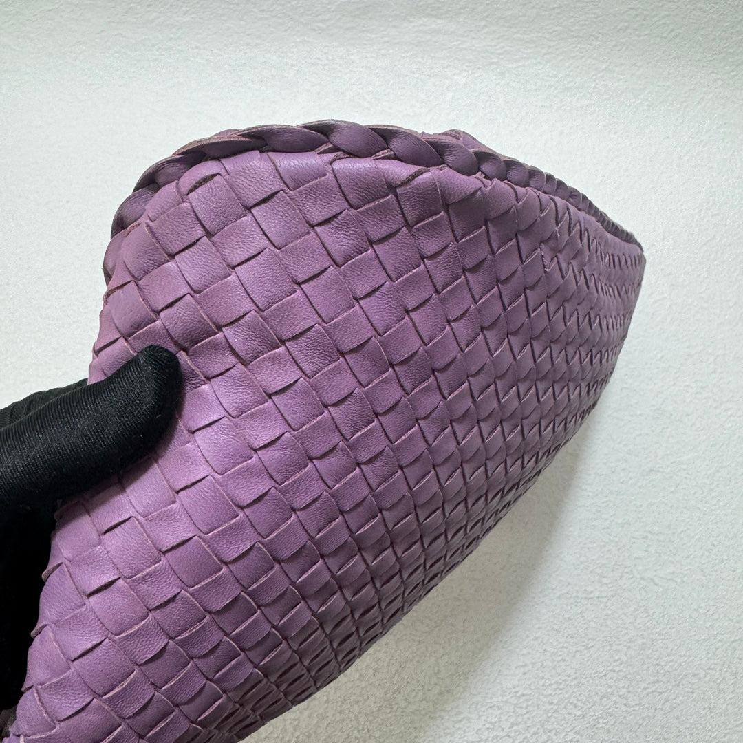 Bottega Veneta Hobo Bag Lambskin leather Lilac Lavender Purple Medium 47cm 4