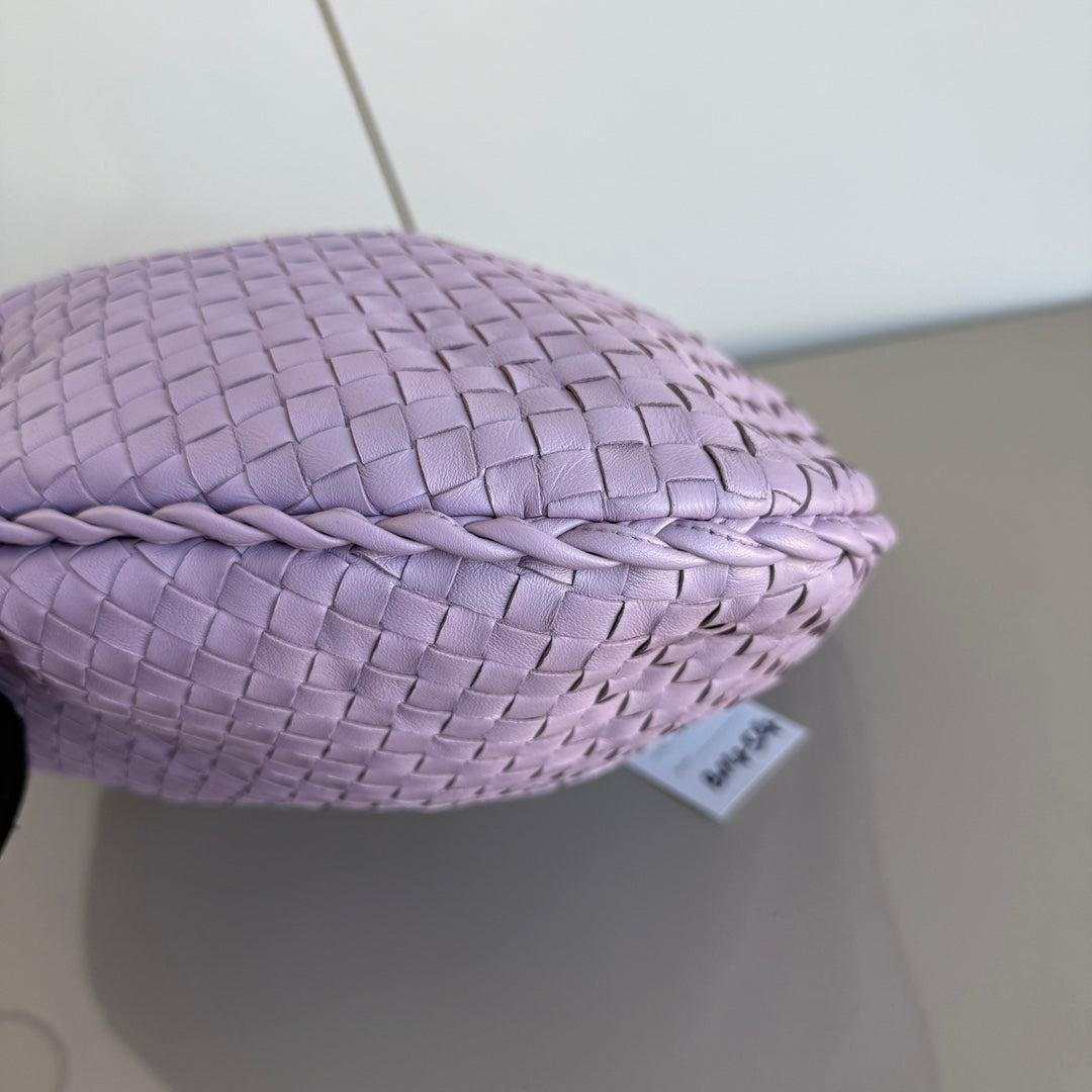 Bottega Veneta Hobo Bag Lambskin leather Lilac Purple Large 47cm 6