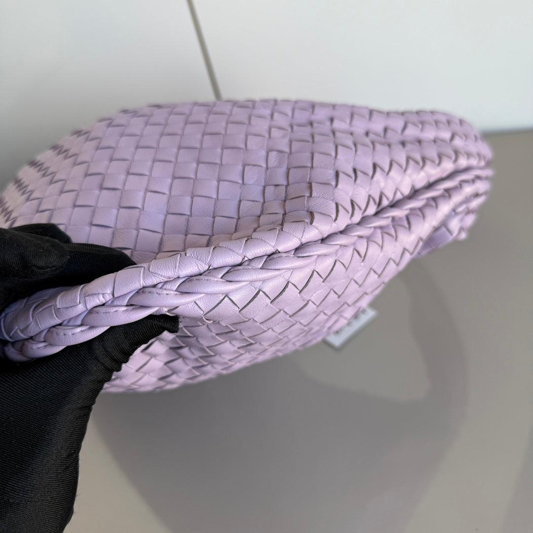 Bottega Veneta Hobo Bag Lambskin leather Lilac Purple Large 47cm 9